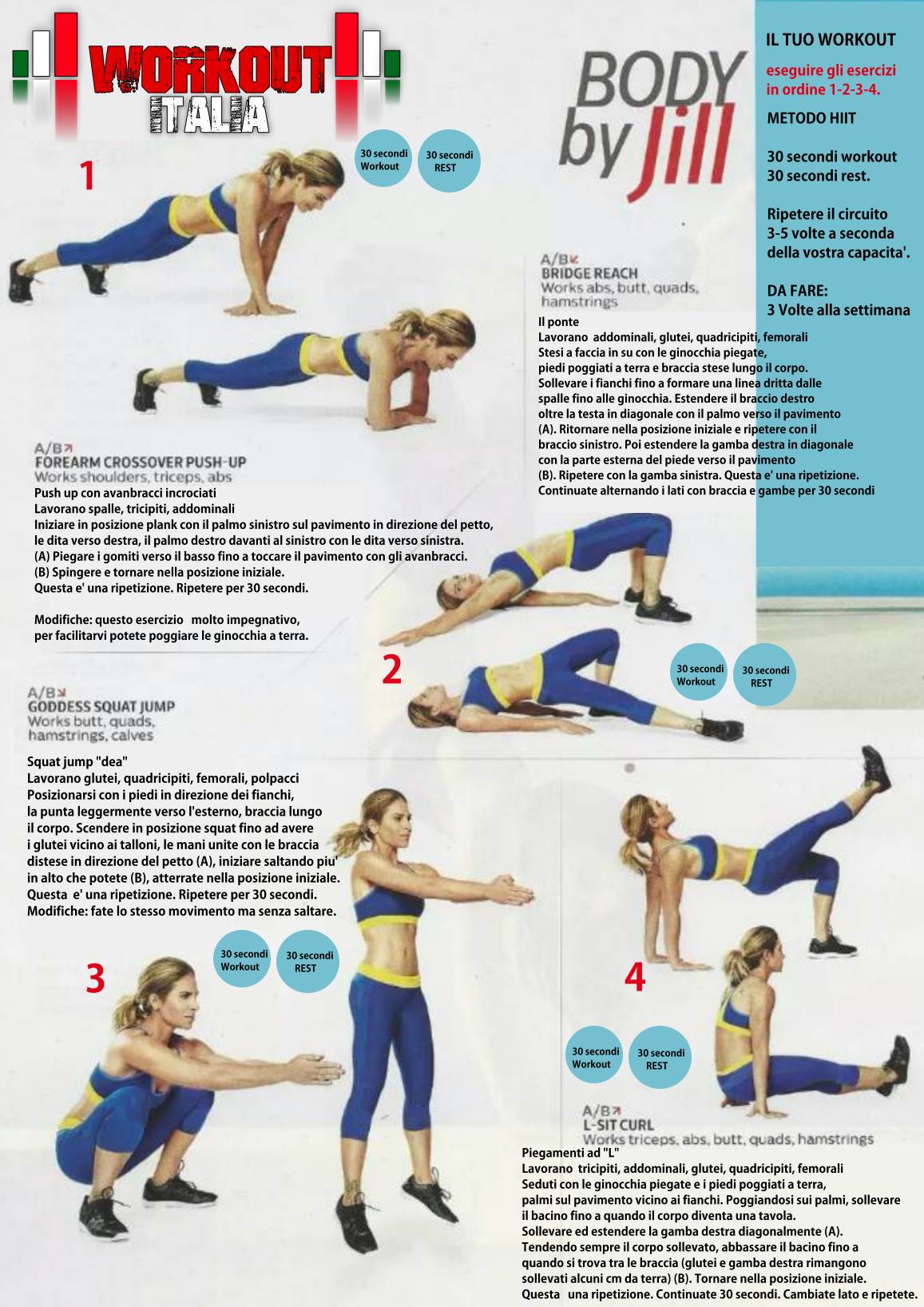 Workout, Routine di allenamento, Allenamenti all'aperto