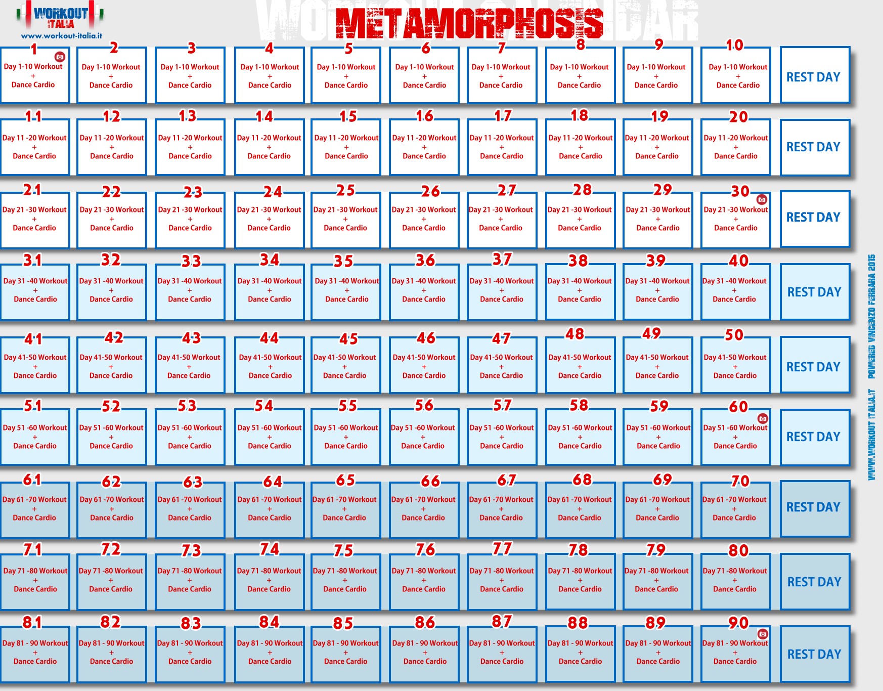 METAMORPHOSIS by Tracey Workout WorkoutItalia