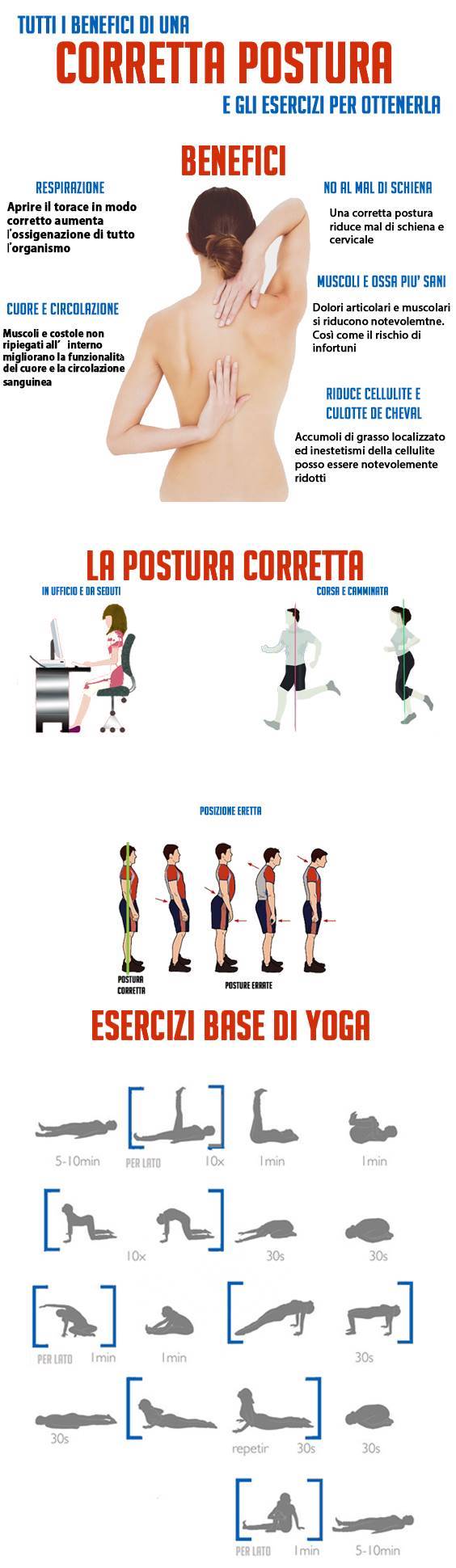 scheda postura corretta