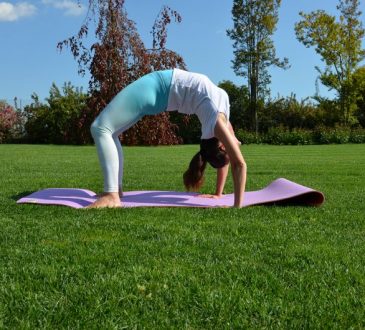 posizione della ruota yoga