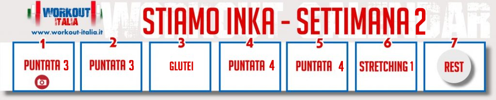 STIAMO INKA SETTIMANA 2