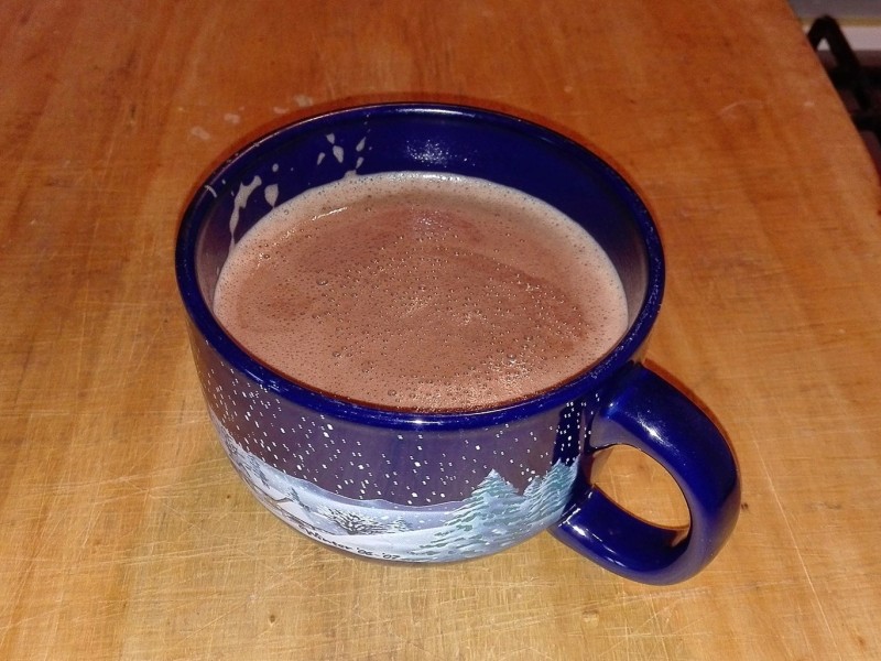 cioccolata calda proteica