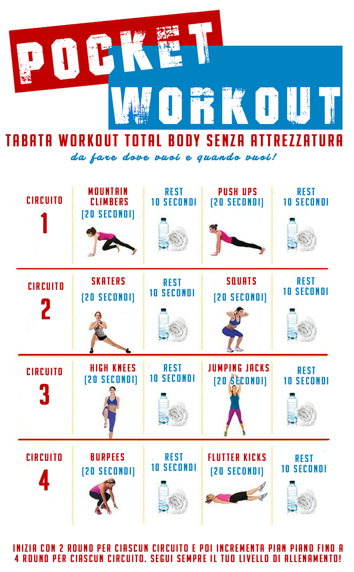 pocket workout tabata