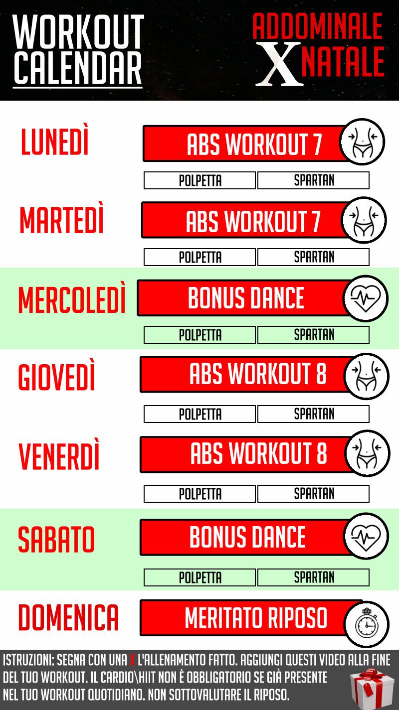 esercizi addominali calendario addominalepernatale settimana 4