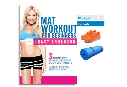 mat workout for beginners cover tracy anderson