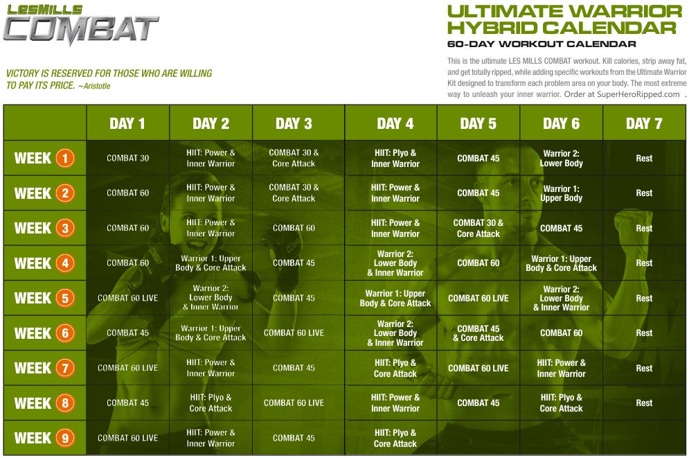 Combat-calendar