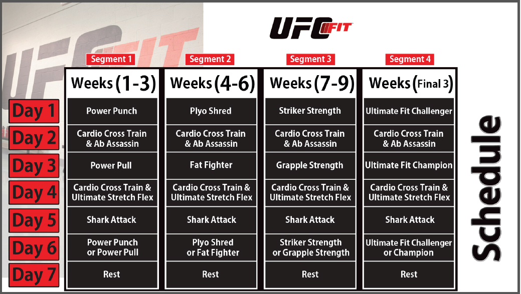 UFC-calendar