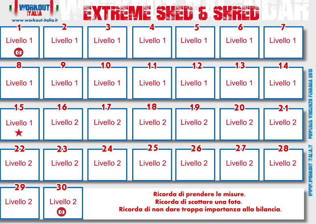 extreme-shed-shred-workout-calendar