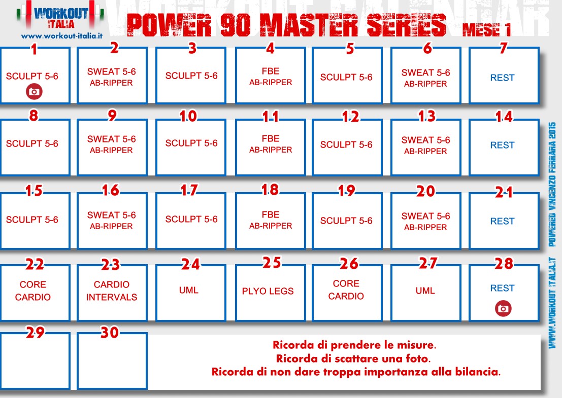 Power 90 Master Series Workout Di Tony Horton