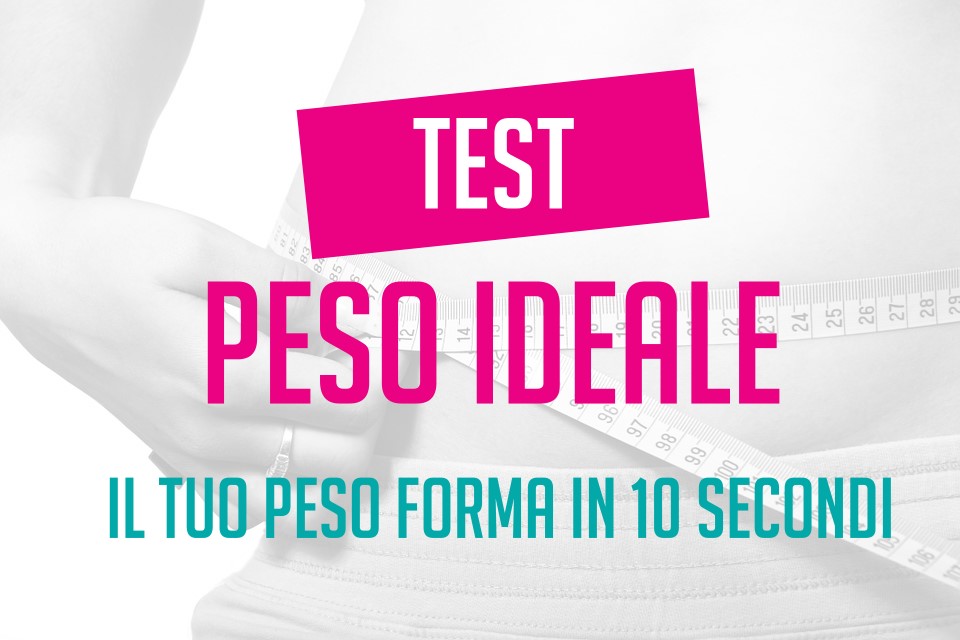 Peso Ideale E Bmi Calcola Il Peso Ideale Con Un Facile Test