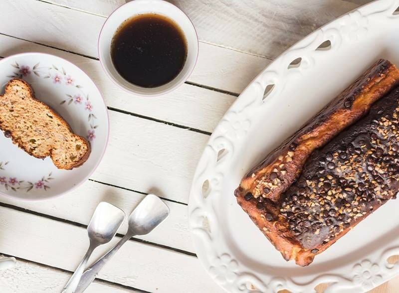 colazione fitness il banana bread