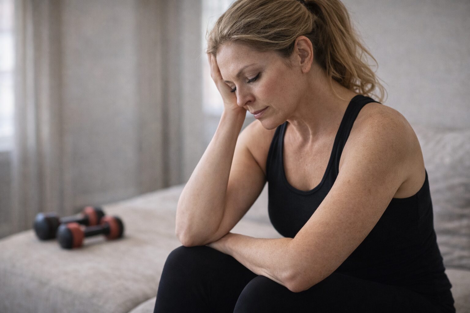 Pigrizia per allenarsi legata a stress e sovraccarico del sistema nervoso